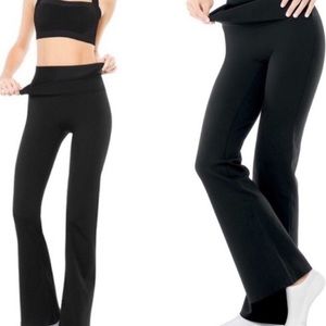 SPANX SlimX Bagel-Buster Power Yoga Flare Pant SZ M